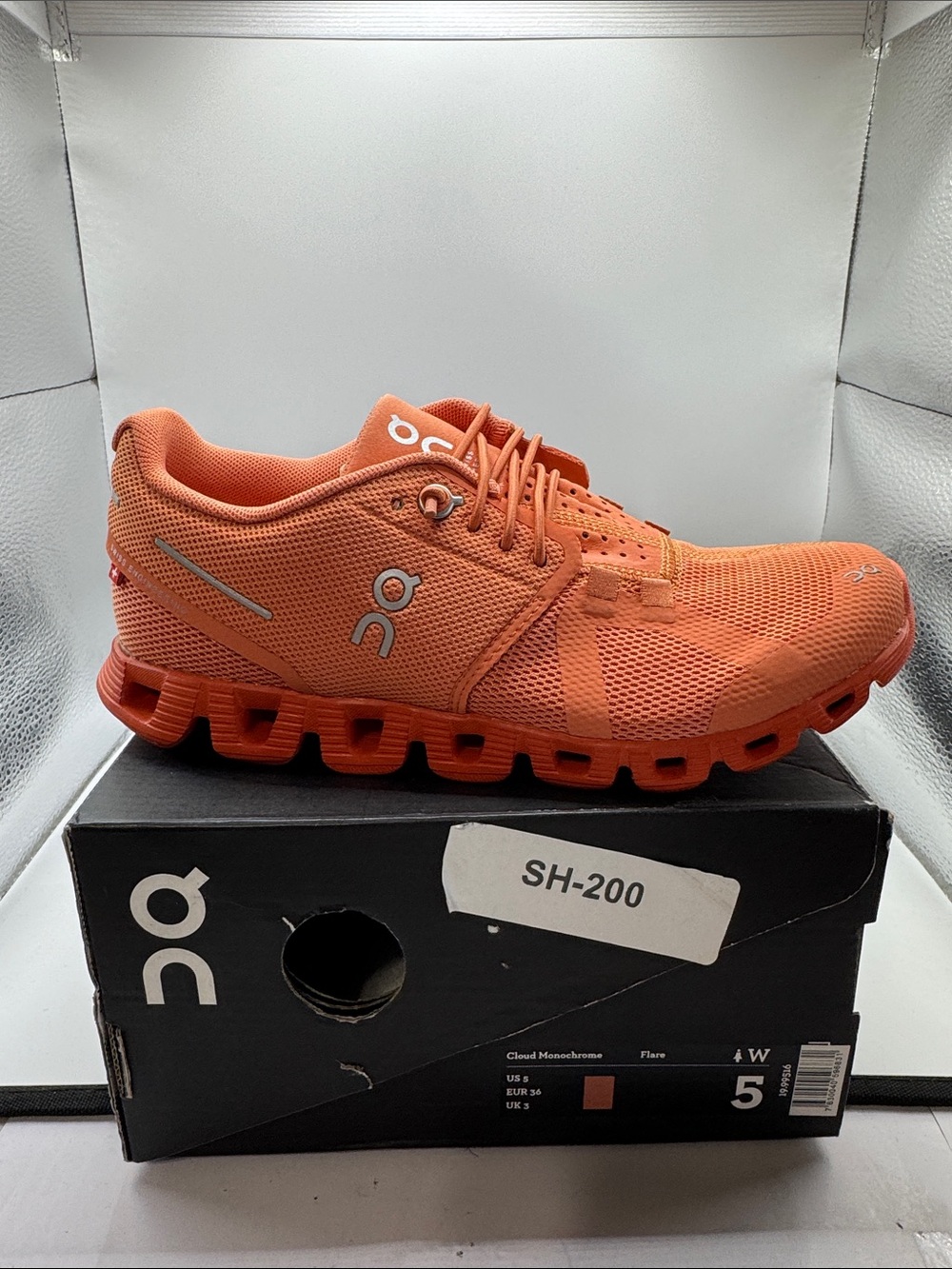 DC Orange Mesh Trainer Shoes